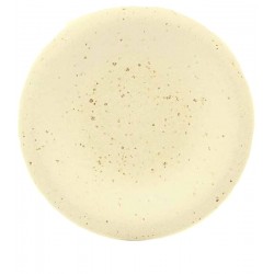 Prato 21,5cm De Sobremesa Mist Branco Matte Cerâmica  